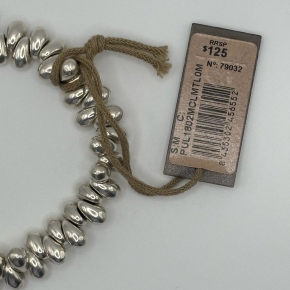 UNO de 50 Silver Bracelet with Aqua and Magenta Charms. Comes with a dust bag. - Picture 3 of 4